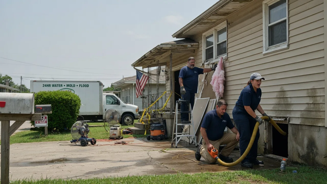 Water Damage Repair in Leaf River, IL near me